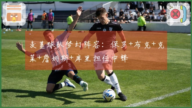 麦基球队梦幻阵容：保罗+布克+克莱+詹姆斯+库里担任中锋